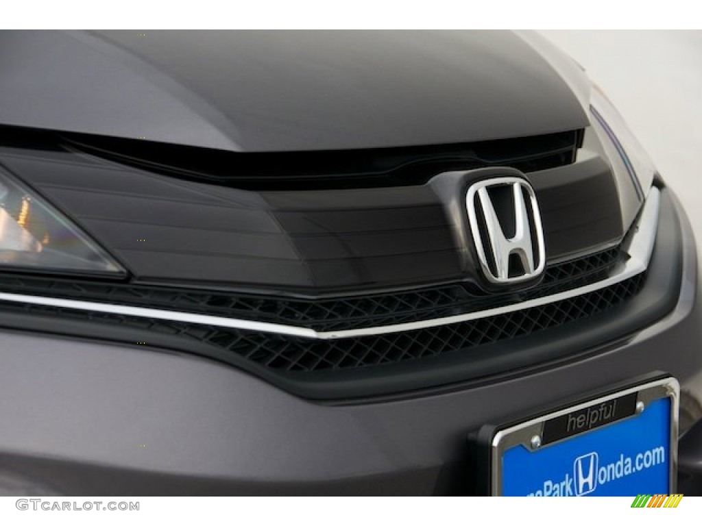 2015 Civic LX Coupe - Modern Steel Metallic / Gray photo #6