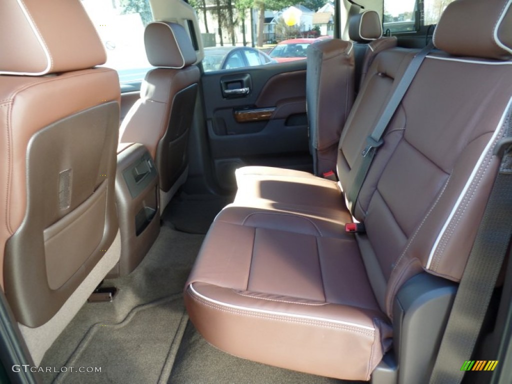 High Country Saddle Interior 2015 Chevrolet Silverado 3500HD High Country Crew Cab Dual Rear Wheel 4x4 Photo #99178216