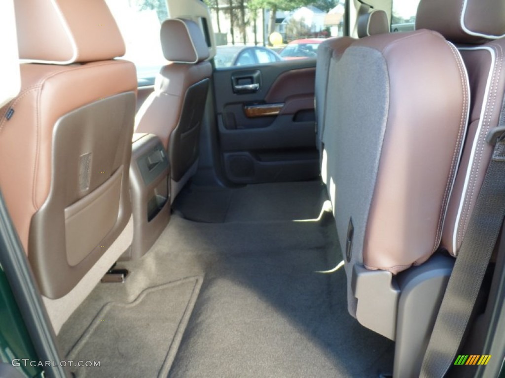 High Country Saddle Interior 2015 Chevrolet Silverado 3500HD High Country Crew Cab Dual Rear Wheel 4x4 Photo #99178240