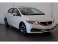 2015 White Orchid Pearl Honda Civic EX-L Sedan  photo #2