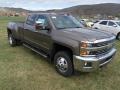 Brownstone Metallic 2015 Chevrolet Silverado 3500HD LTZ Crew Cab 4x4 Exterior