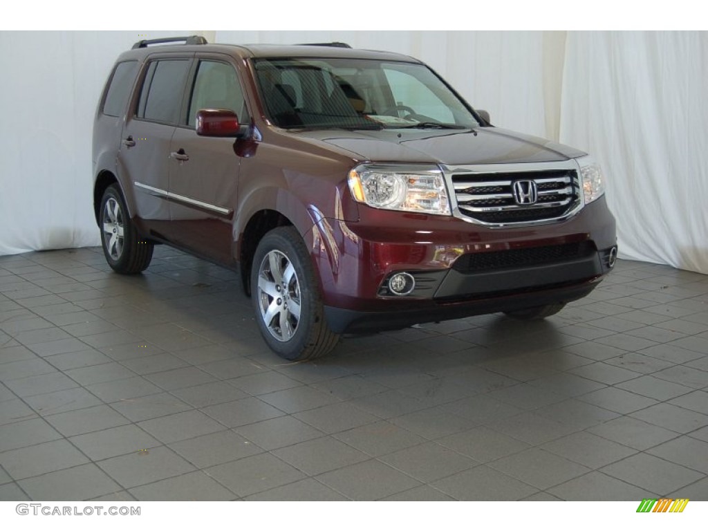 Dark Cherry Pearl Honda Pilot