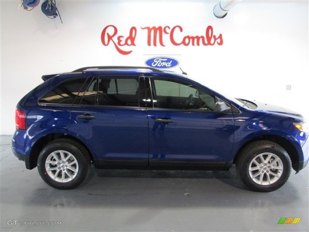 2014 Edge SE - Deep Impact Blue / Charcoal Black photo #7