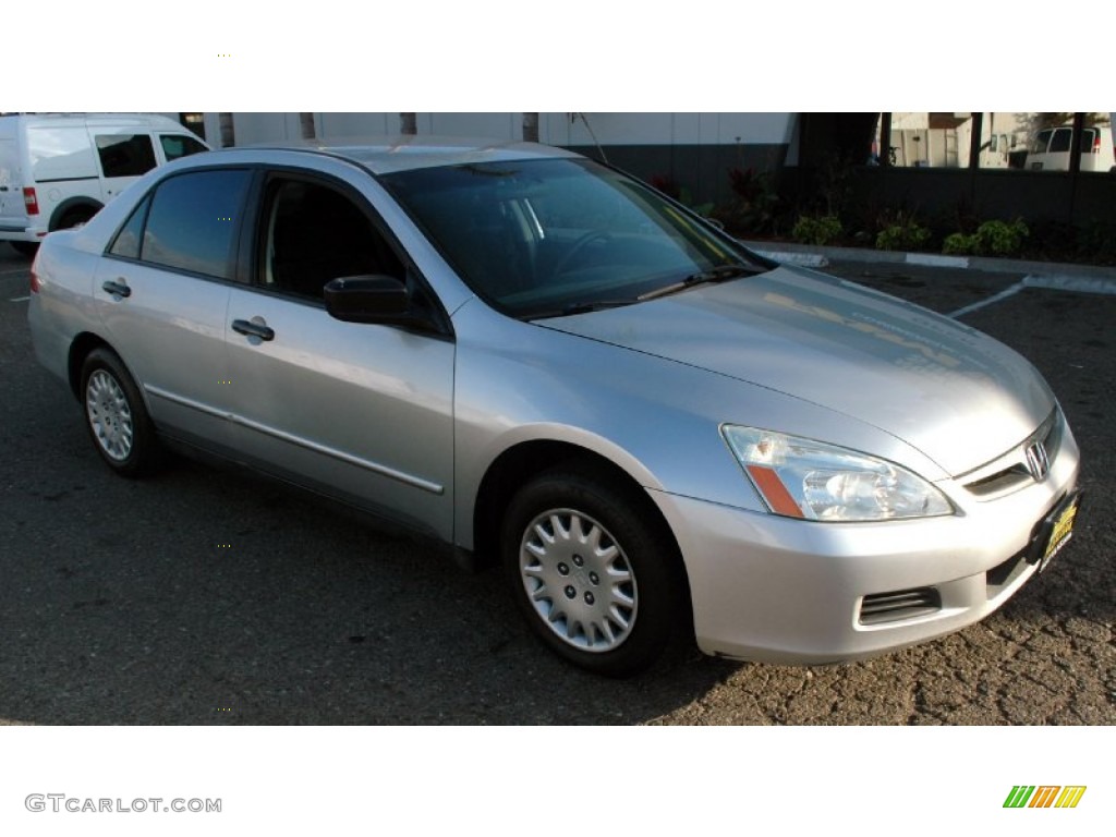 2006 Accord Value Package Sedan - Alabaster Silver Metallic / Gray photo #1