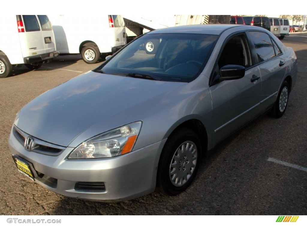 2006 Accord Value Package Sedan - Alabaster Silver Metallic / Gray photo #6