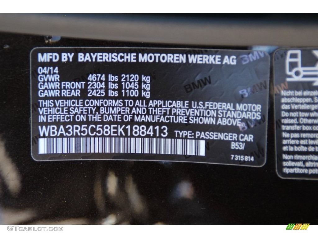 2014 4 Series Color Code B53 for Sparkling Brown Metallic Photo #99181762
