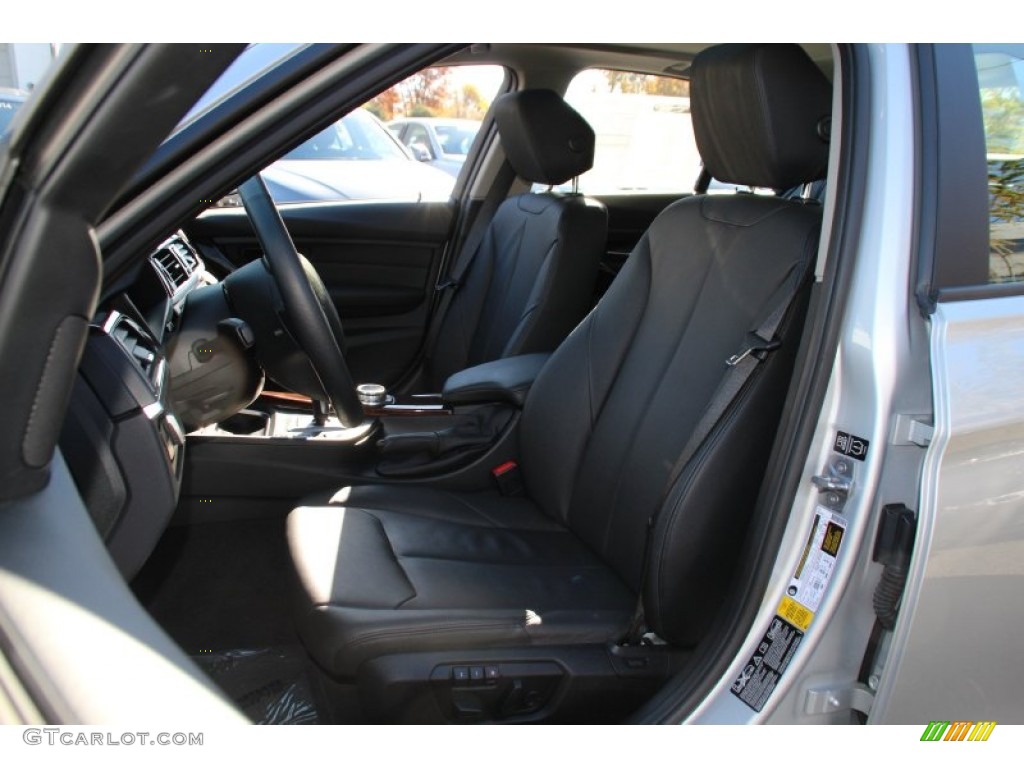 2014 3 Series 328i xDrive Sedan - Glacier Silver Metallic / Black photo #14