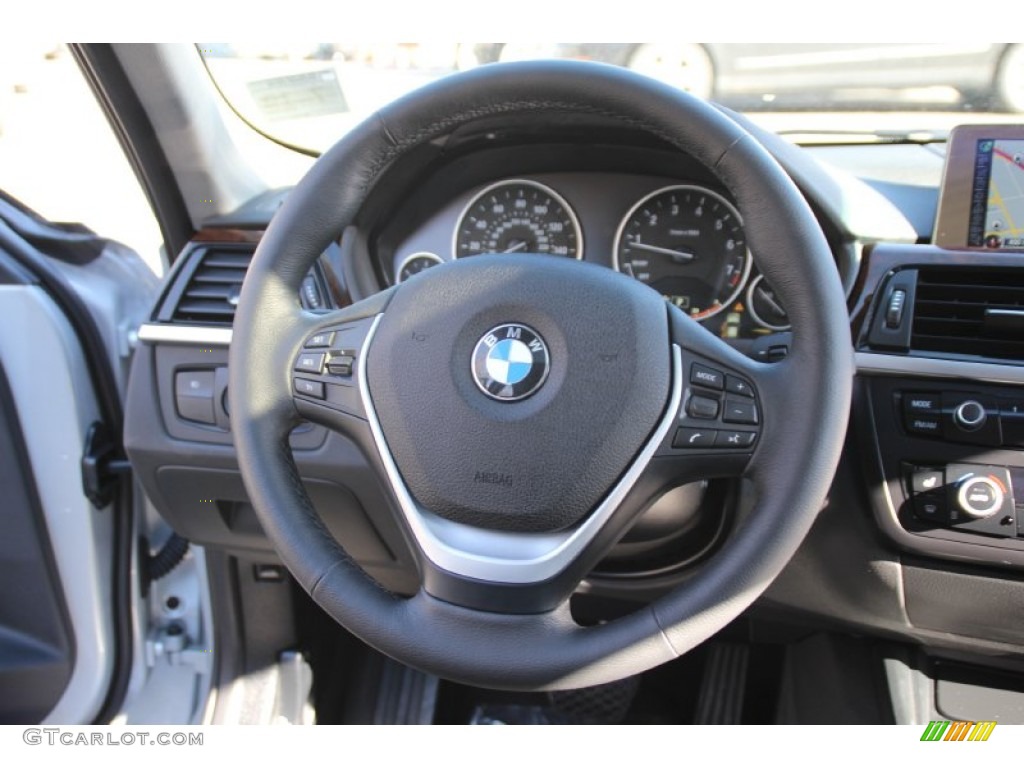 2014 3 Series 328i xDrive Sedan - Glacier Silver Metallic / Black photo #19