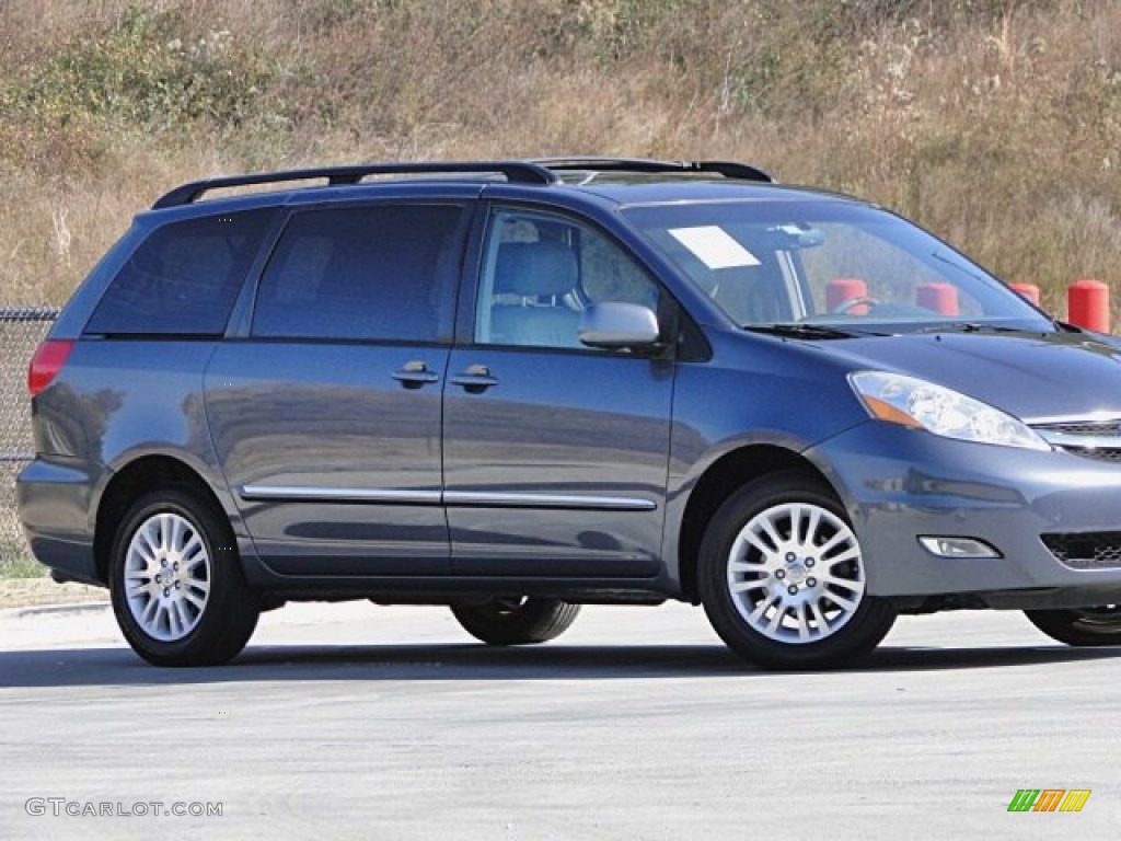 2007 Sienna XLE Limited AWD - Slate Gray Metallic / Stone photo #42