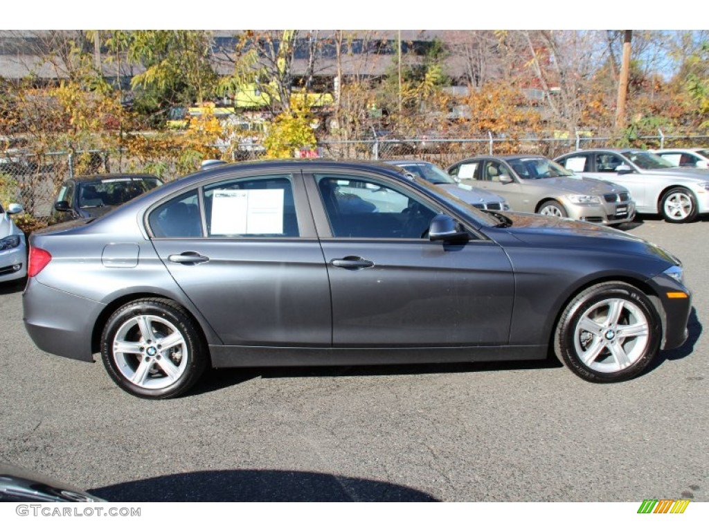 2014 3 Series 328i xDrive Sedan - Mineral Grey Metallic / Black photo #2