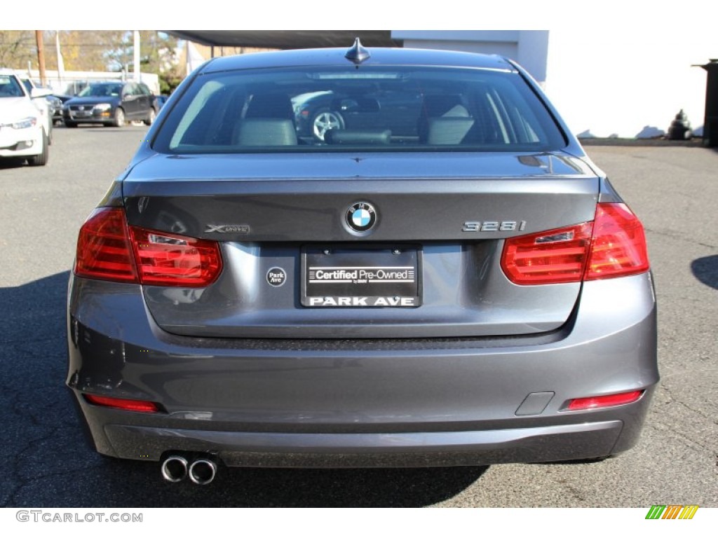 2014 3 Series 328i xDrive Sedan - Mineral Grey Metallic / Black photo #4