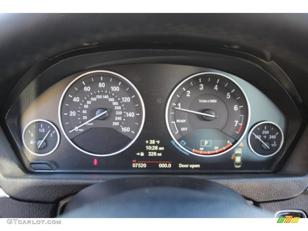 2014 3 Series 328i xDrive Sedan - Mineral Grey Metallic / Black photo #21