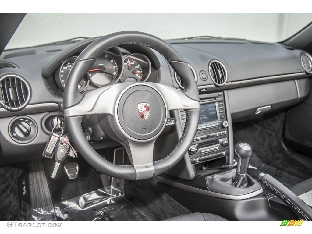 2010 Porsche Boxster Standard Boxster Model Black Dashboard Photo #99188059