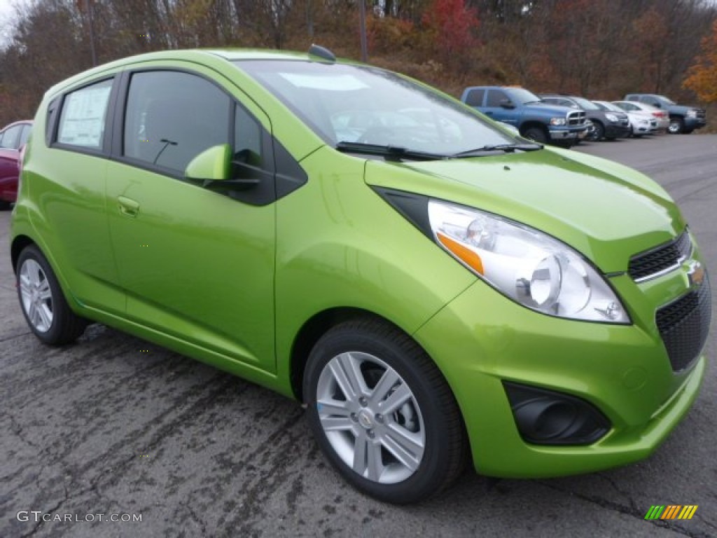 Lime 2015 Chevrolet Spark LS Exterior Photo #99188131