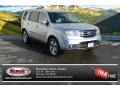 Alabaster Silver Metallic 2013 Honda Pilot EX 4WD