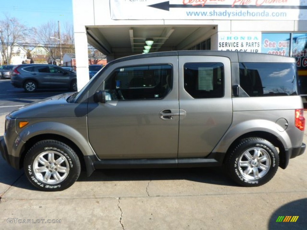 2007 Element EX AWD - Galaxy Gray Metallic / Black/Titanium photo #2