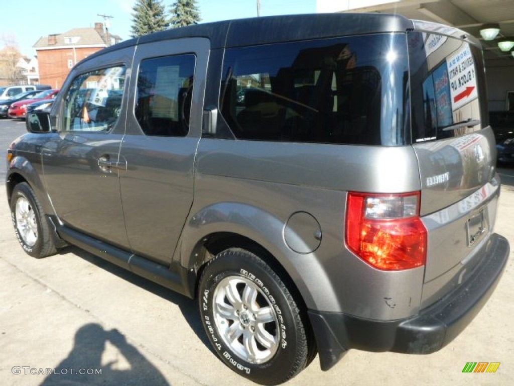 2007 Element EX AWD - Galaxy Gray Metallic / Black/Titanium photo #10