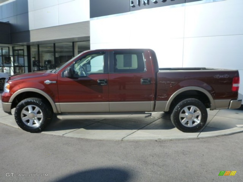 2005 F150 King Ranch SuperCrew 4x4 - Dark Copper Metallic / Castano Brown Leather photo #2