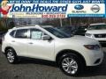 2015 Pearl White Nissan Rogue SV AWD  photo #1