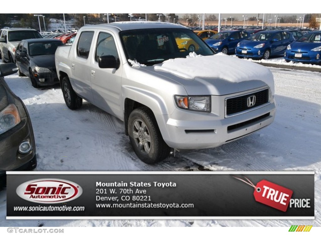 2007 Ridgeline RTX - Billet Silver Metallic / Gray photo #1