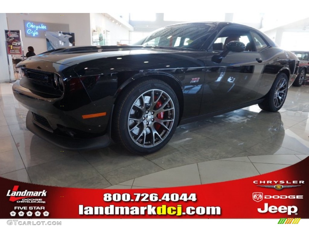 Pitch Black Dodge Challenger
