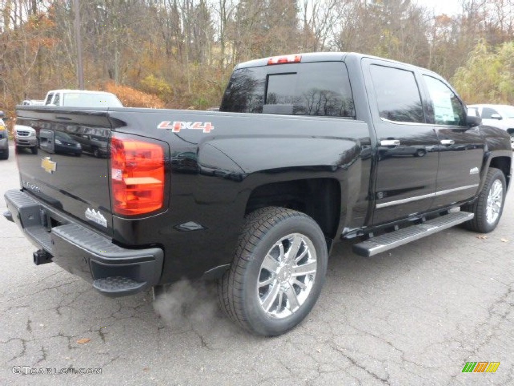 2015 Silverado 1500 High Country Crew Cab 4x4 - Black / High Country Saddle photo #5