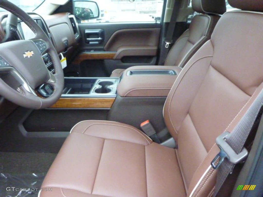 High Country Saddle Interior 2015 Chevrolet Silverado 1500 High Country Crew Cab 4x4 Photo #99193663