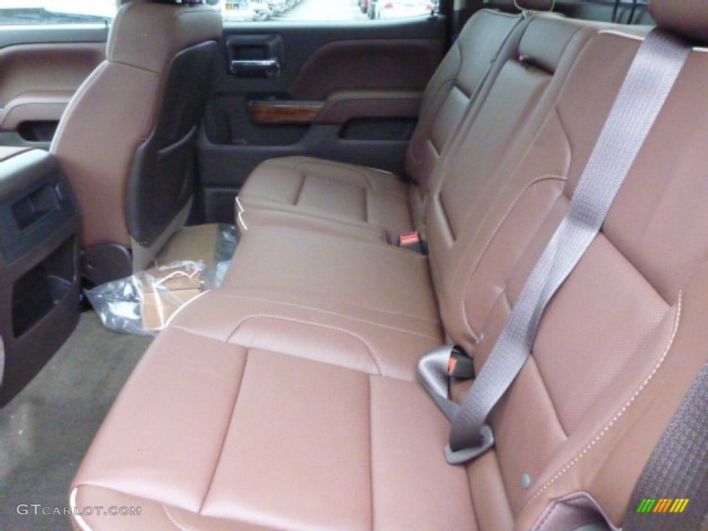 2015 Chevrolet Silverado 1500 High Country Crew Cab 4x4 Rear Seat Photo #99193675