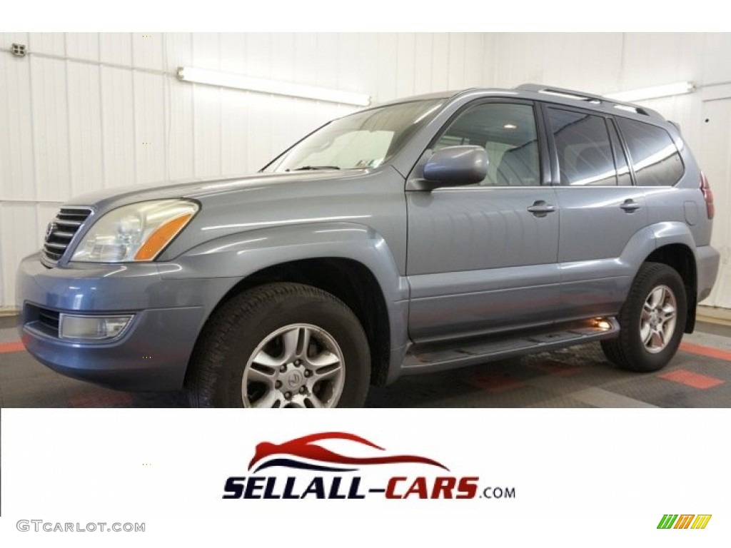 2004 GX 470 - Ash Blue Mica / Dark Gray photo #1