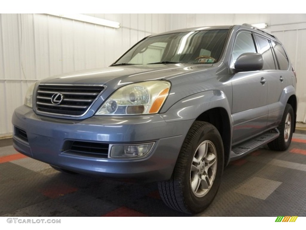 2004 GX 470 - Ash Blue Mica / Dark Gray photo #3