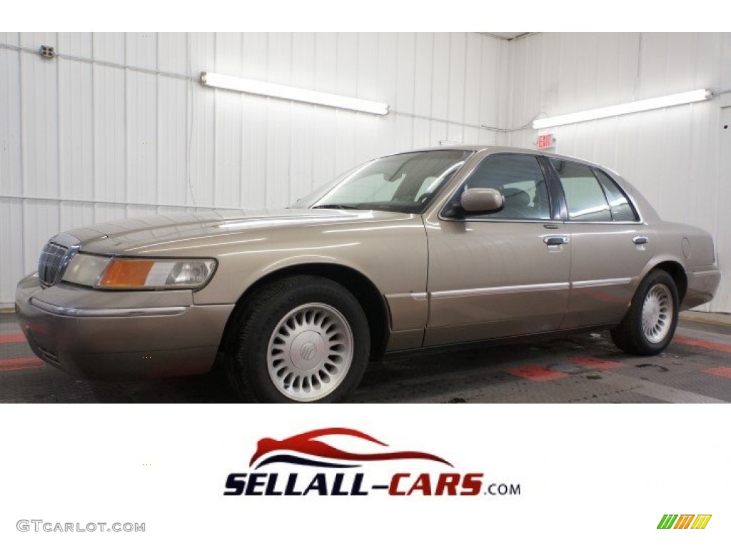 2002 Grand Marquis LS - Arizona Beige Metallic / Medium Parchment photo #1