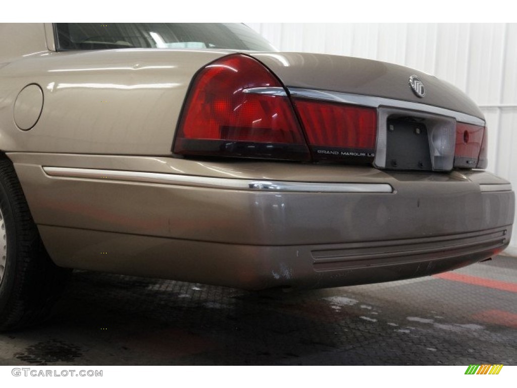 2002 Grand Marquis LS - Arizona Beige Metallic / Medium Parchment photo #49