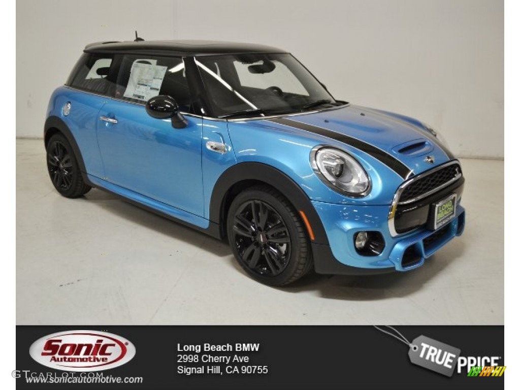 Electric Blue Metallic Mini Cooper