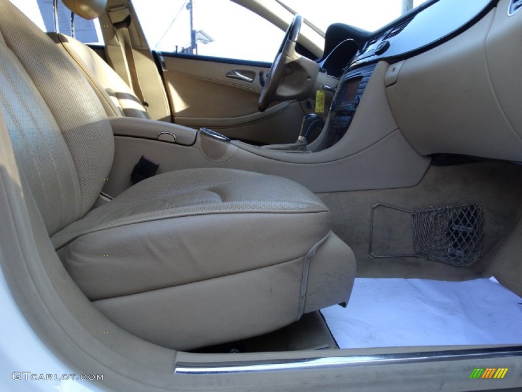 2006 CLS 500 - Alabaster White / Cashmere Beige photo #15