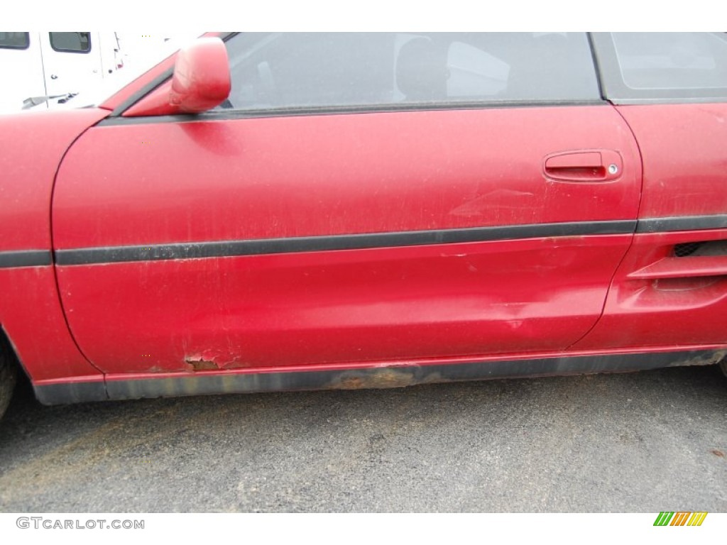1991 MR2 Coupe - Crimson Red / Black photo #6