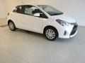 2015 Super White Toyota Yaris 3-Door L  photo #4