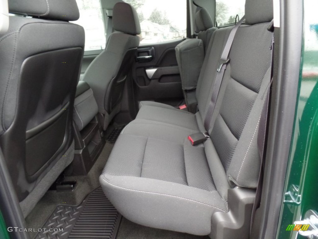 Jet Black Interior 2015 Chevrolet Silverado 2500HD LT Double Cab 4x4 Photo #99202701