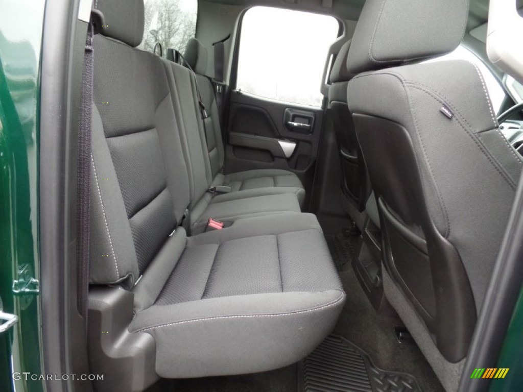 Jet Black Interior 2015 Chevrolet Silverado 2500HD LT Double Cab 4x4 Photo #99202827