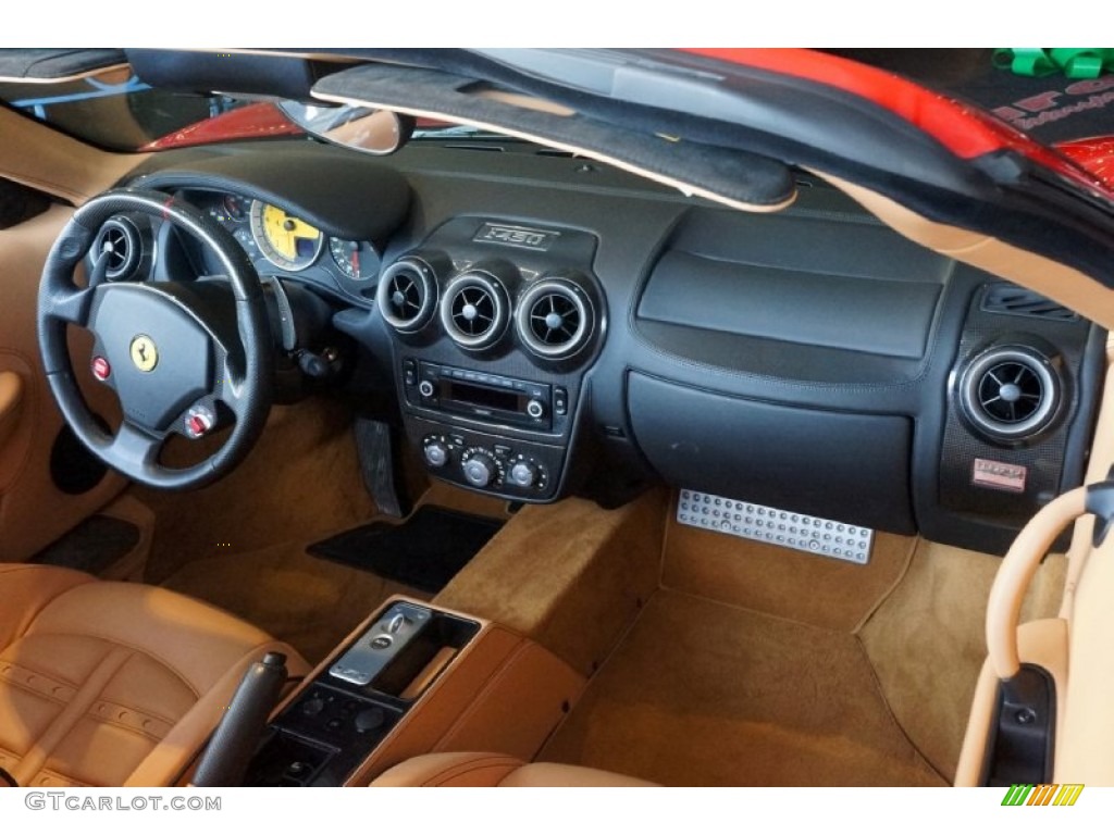 2008 Ferrari F430 Spider F1 Beige Dashboard Photo #99203751