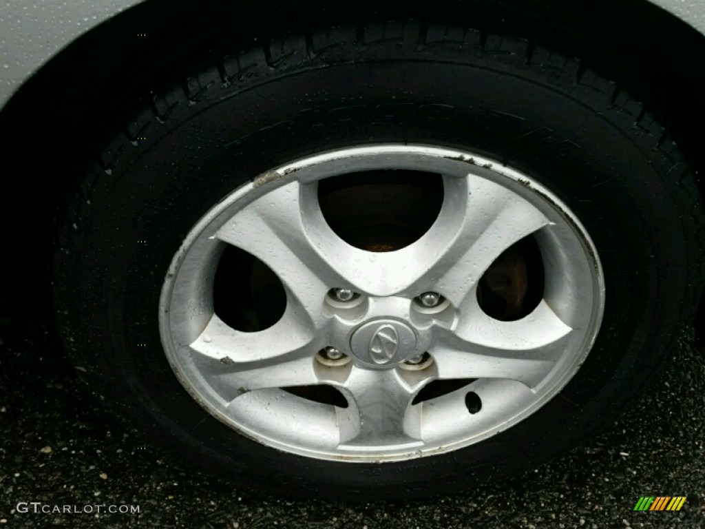 2003 Elantra GT Hatchback - Silver Pewter / Dark Gray photo #6