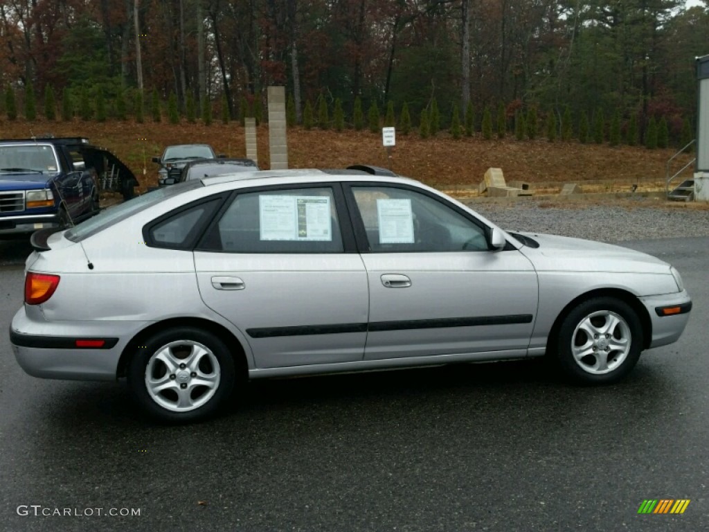 Silver Pewter 2003 Hyundai Elantra GT Hatchback Exterior Photo #99209943