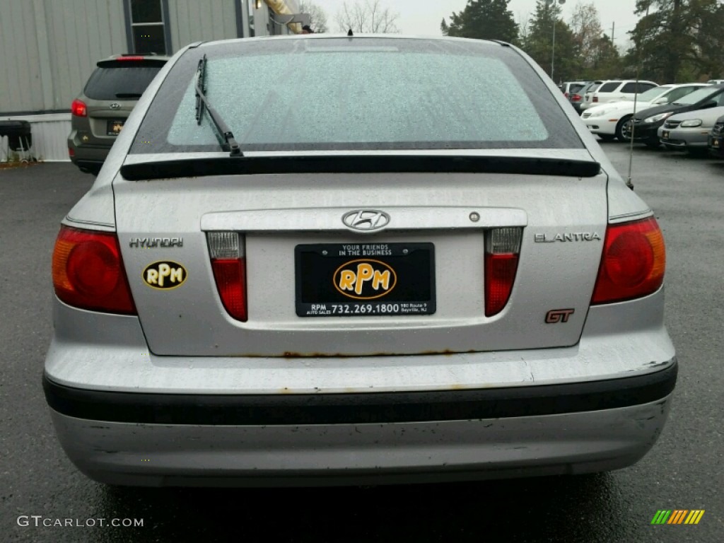 2003 Elantra GT Hatchback - Silver Pewter / Dark Gray photo #15