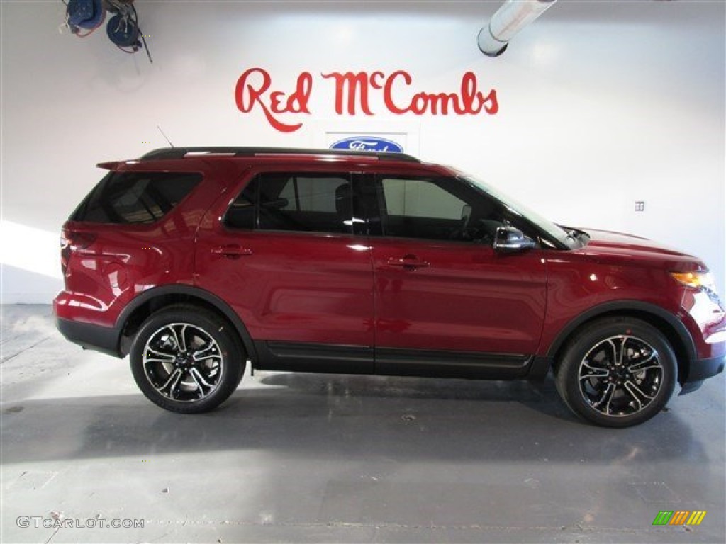 2015 Explorer Sport 4WD - Ruby Red / Sport Charcoal Black photo #7