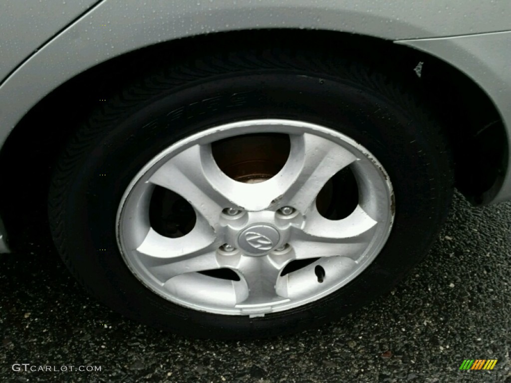 2003 Elantra GT Hatchback - Silver Pewter / Dark Gray photo #17