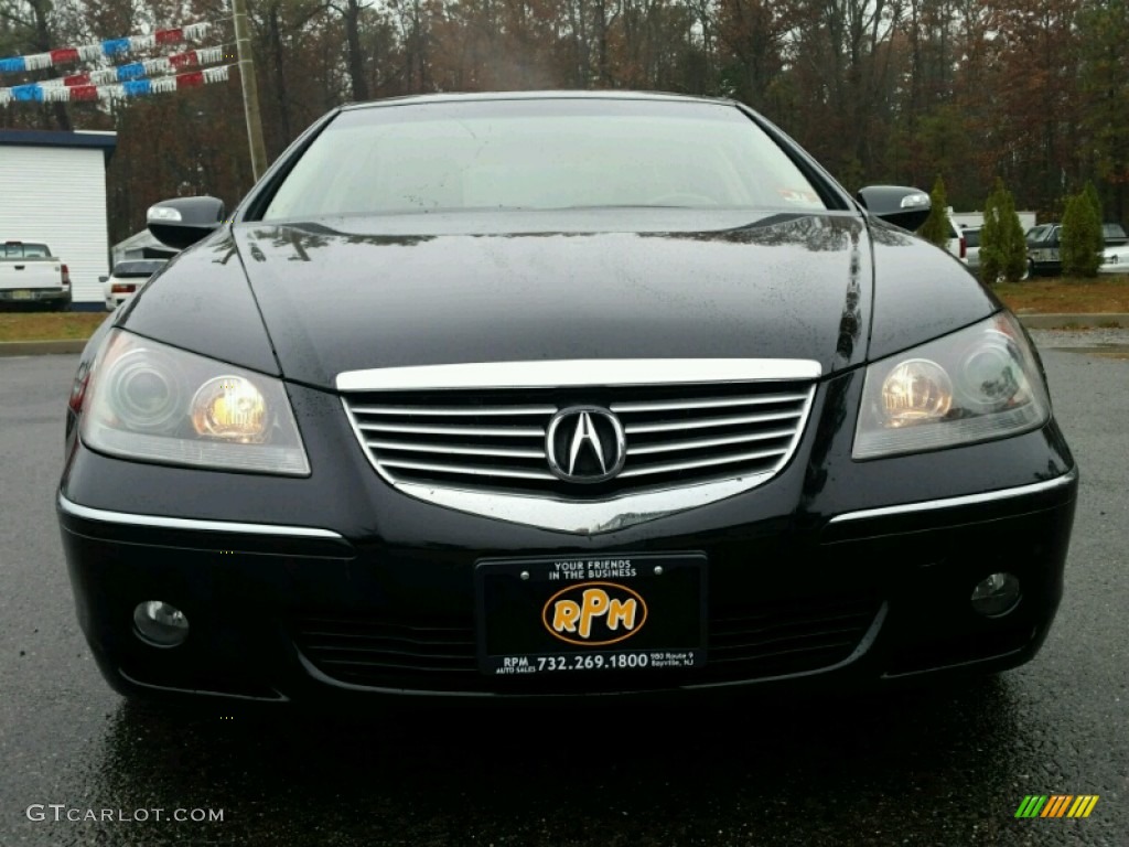 2005 RL 3.5 AWD Sedan - Nighthawk Black Pearl / Taupe photo #4