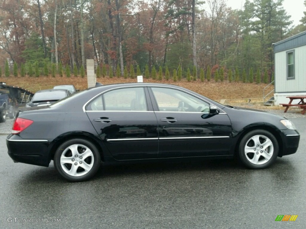 2005 RL 3.5 AWD Sedan - Nighthawk Black Pearl / Taupe photo #8