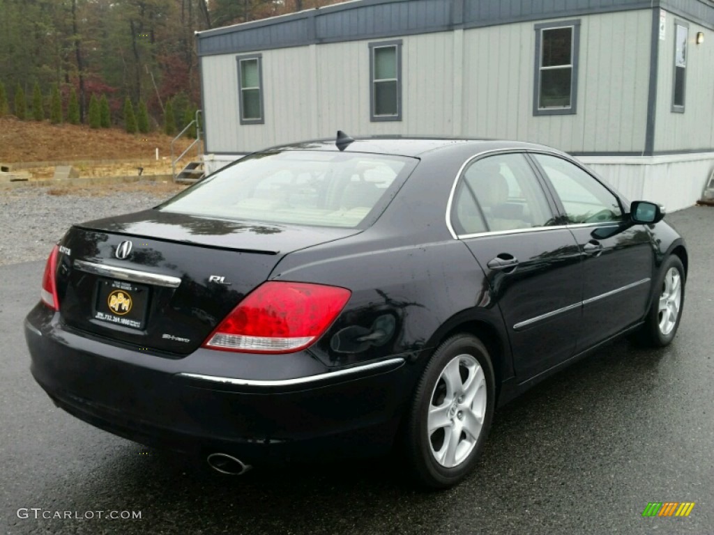 2005 RL 3.5 AWD Sedan - Nighthawk Black Pearl / Taupe photo #15