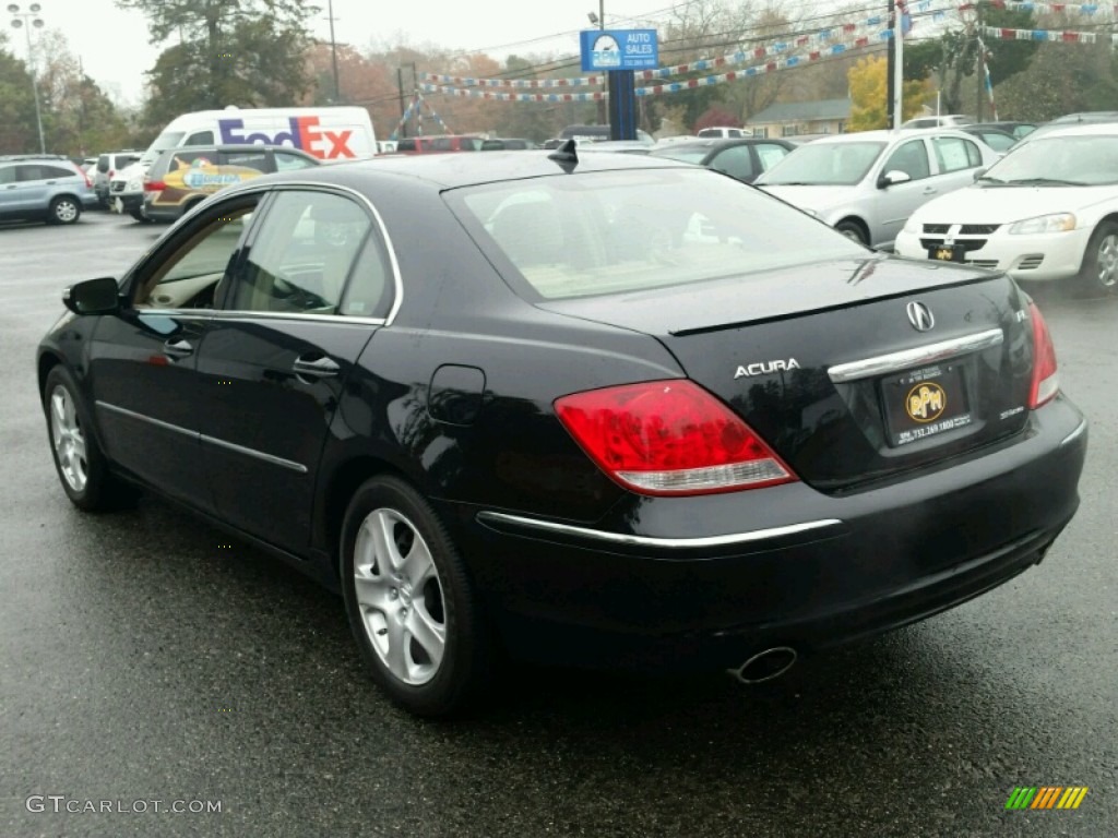2005 RL 3.5 AWD Sedan - Nighthawk Black Pearl / Taupe photo #16