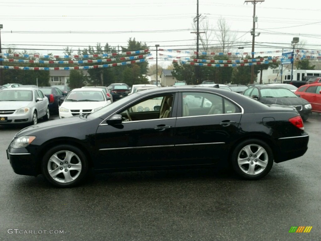2005 RL 3.5 AWD Sedan - Nighthawk Black Pearl / Taupe photo #18