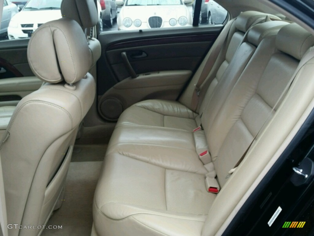 2005 RL 3.5 AWD Sedan - Nighthawk Black Pearl / Taupe photo #20